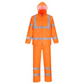 Orange - Front - Portwest Mens Hi-Vis Rain Suit