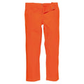 Orange - Front - Portwest Mens Bizweld Work Trousers