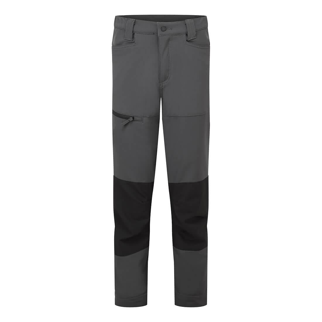 Metal Grey - Front - Portwest Womens-Ladies WX2 Stretch Work Trousers