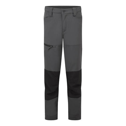 Metal Grey - Front - Portwest Womens-Ladies WX2 Stretch Work Trousers