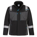 Black - Front - Portwest Mens WX3 Flame Resistant Soft Shell Jacket