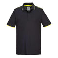 Black - Front - Portwest Mens WX3 Eco Friendly Polo Shirt