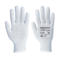 Grey - Front - Portwest Unisex Adult Anti-Static Safety Gloves
