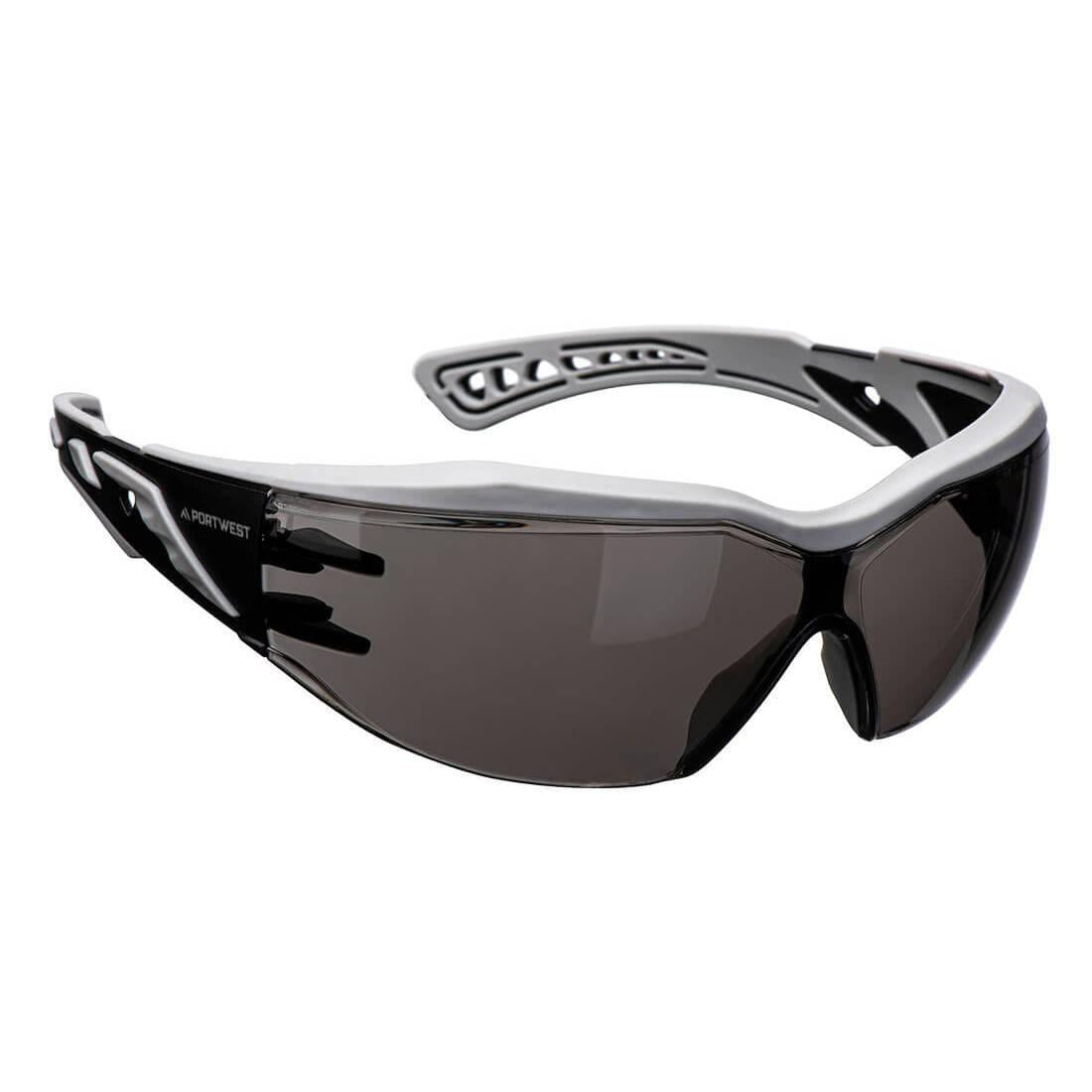 Smoke - Back - Portwest PS20 Dynamic Plus KN Safety Glasses