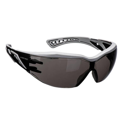 Smoke - Back - Portwest PS20 Dynamic Plus KN Safety Glasses