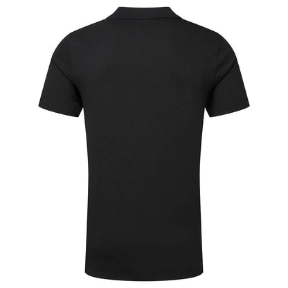 Black - Side - Portwest Mens Organic Cotton Recyclable Polo Shirt