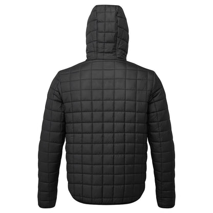Black - Side - Portwest Unisex Adult Square Padded Jacket