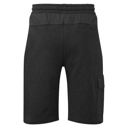 Black - Back - Portwest Mens Cargo Pocket Sweat Shorts