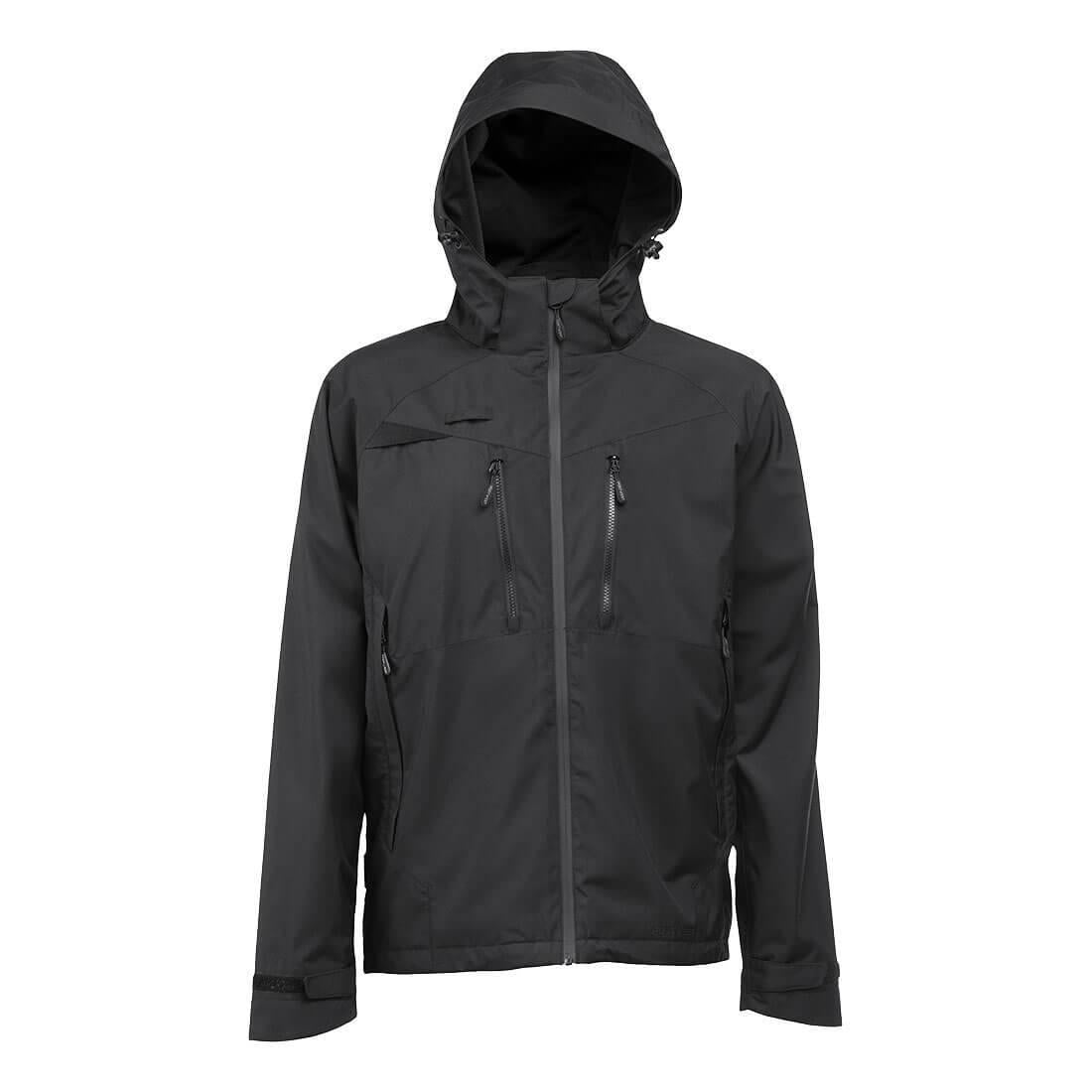 Black - Back - Portwest Mens DX4 Waterproof Jacket
