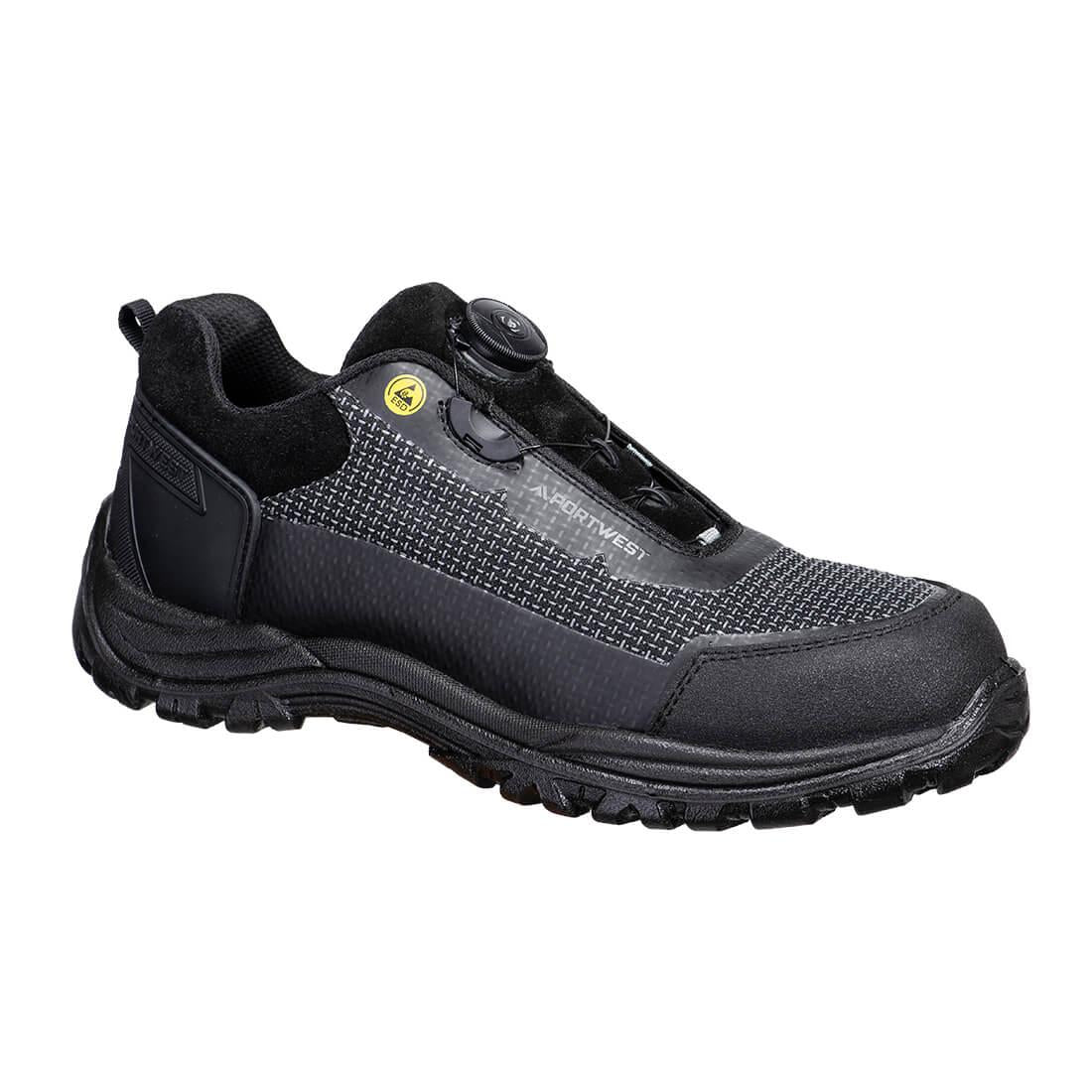 Black-Grey - Front - Portwest Unisex Adult Girder Composite Safety Boots