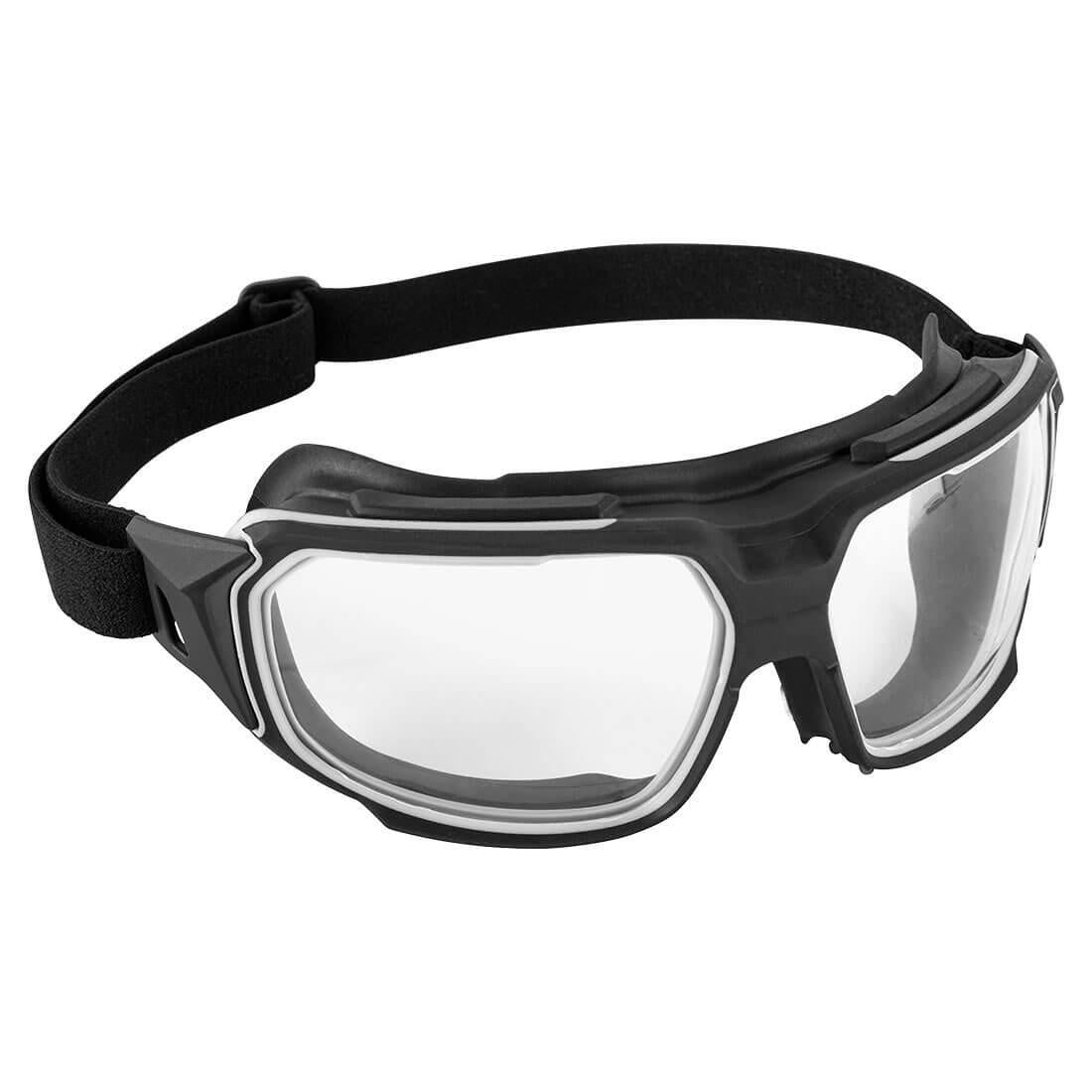 Clear - Front - Portwest Foldable Safety Goggles