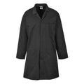 Black - Front - Portwest Mens Lab Coat