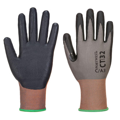 Grey-Black - Front - Portwest Mens CT32 Gloves