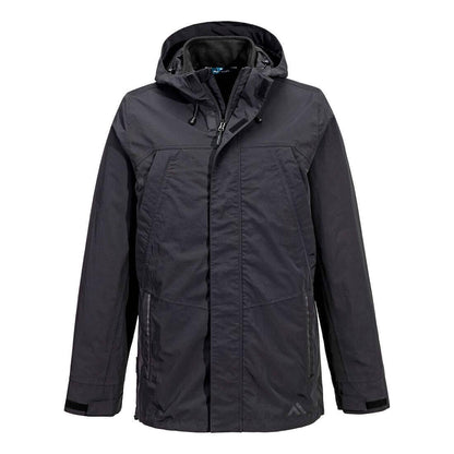 Black - Back - Portwest Unisex Adult KX3 3 in 1 Jacket
