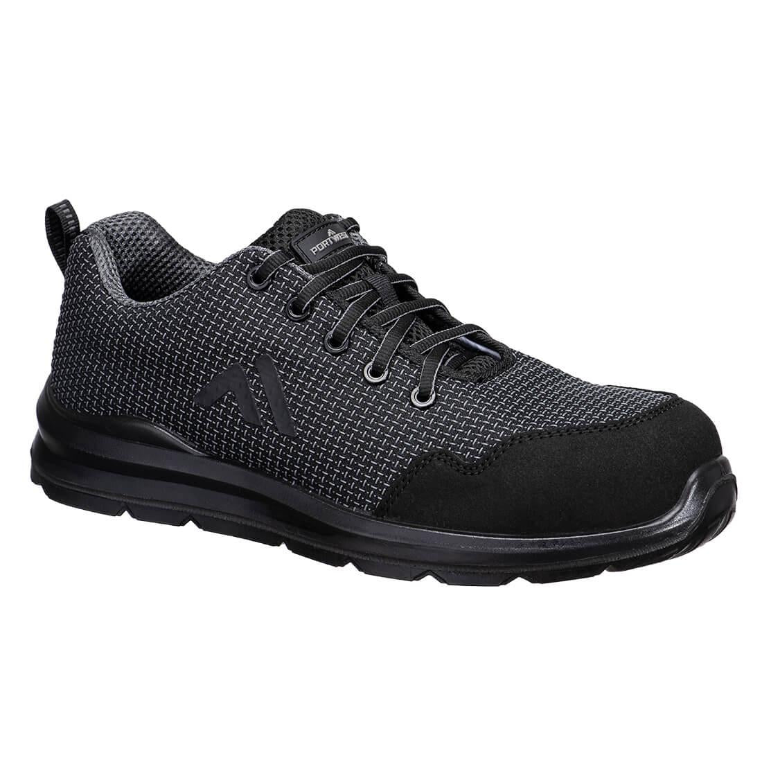Grey - Front - Portwest Unisex Adult S3S SR FO Composite Toecap Safety Trainers