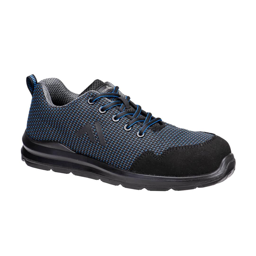 Navy - Front - Portwest Unisex Adult S3S SR FO Composite Toecap Safety Trainers