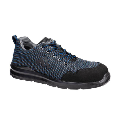 Navy - Front - Portwest Unisex Adult S3S SR FO Composite Toecap Safety Trainers