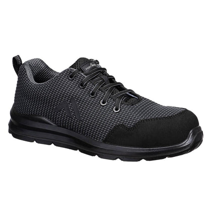 Grey - Back - Portwest Unisex Adult S3S SR FO Composite Toecap Safety Trainers