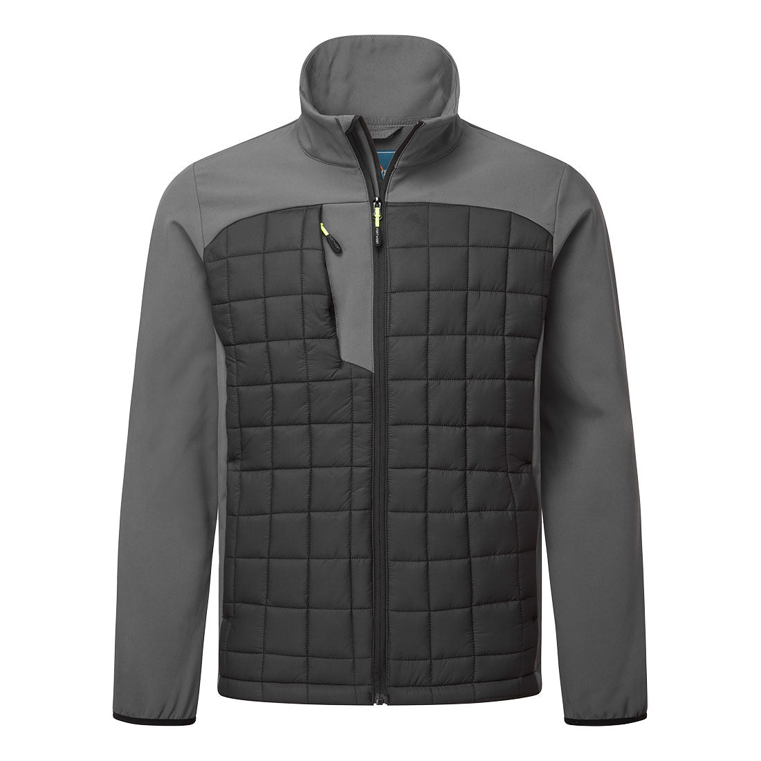 Zoom Grey - Front - Portwest Unisex Adult PW3 Hybrid Jacket