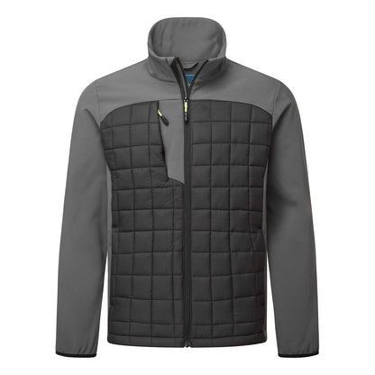 Zoom Grey - Front - Portwest Unisex Adult PW3 Hybrid Jacket