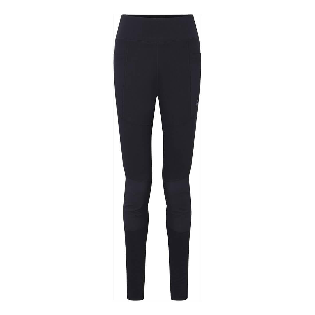 Black - Back - Portwest Womens-Ladies KX3 Flexible Work Leggings