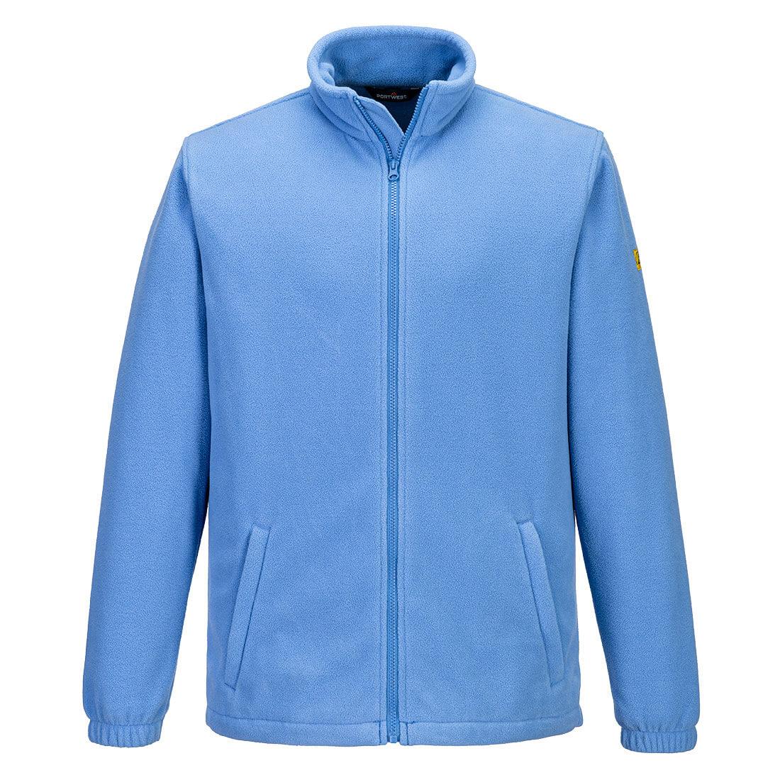 Hamilton Blue - Front - Portwest Unisex Adult ESD Anti-Static Fleece Jacket