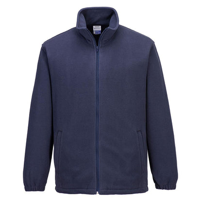 Navy - Front - Portwest Unisex Adult ESD Anti-Static Fleece Jacket