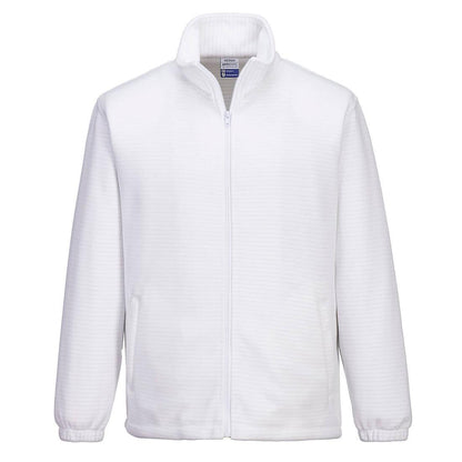 White - Front - Portwest Unisex Adult ESD Anti-Static Fleece Jacket