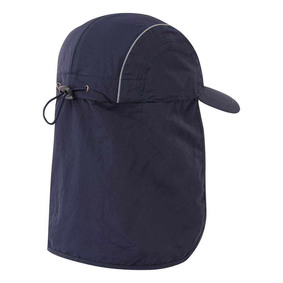 Navy - Back - Portwest Unisex Adult Breathable Legionnaire Hat