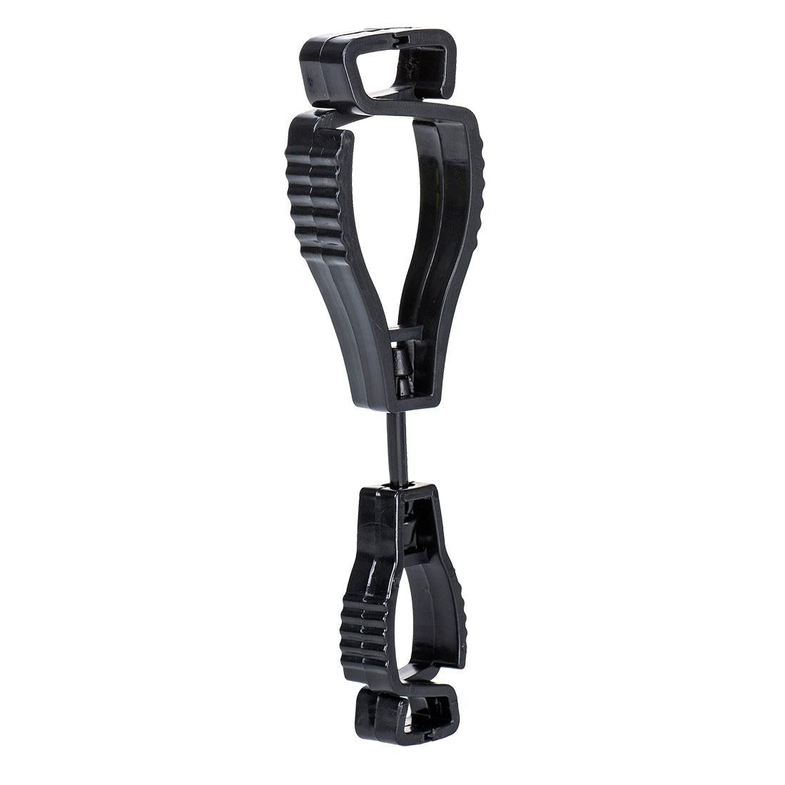 Black - Front - Portwest Metal Free Glove Clip (Pack of 40)