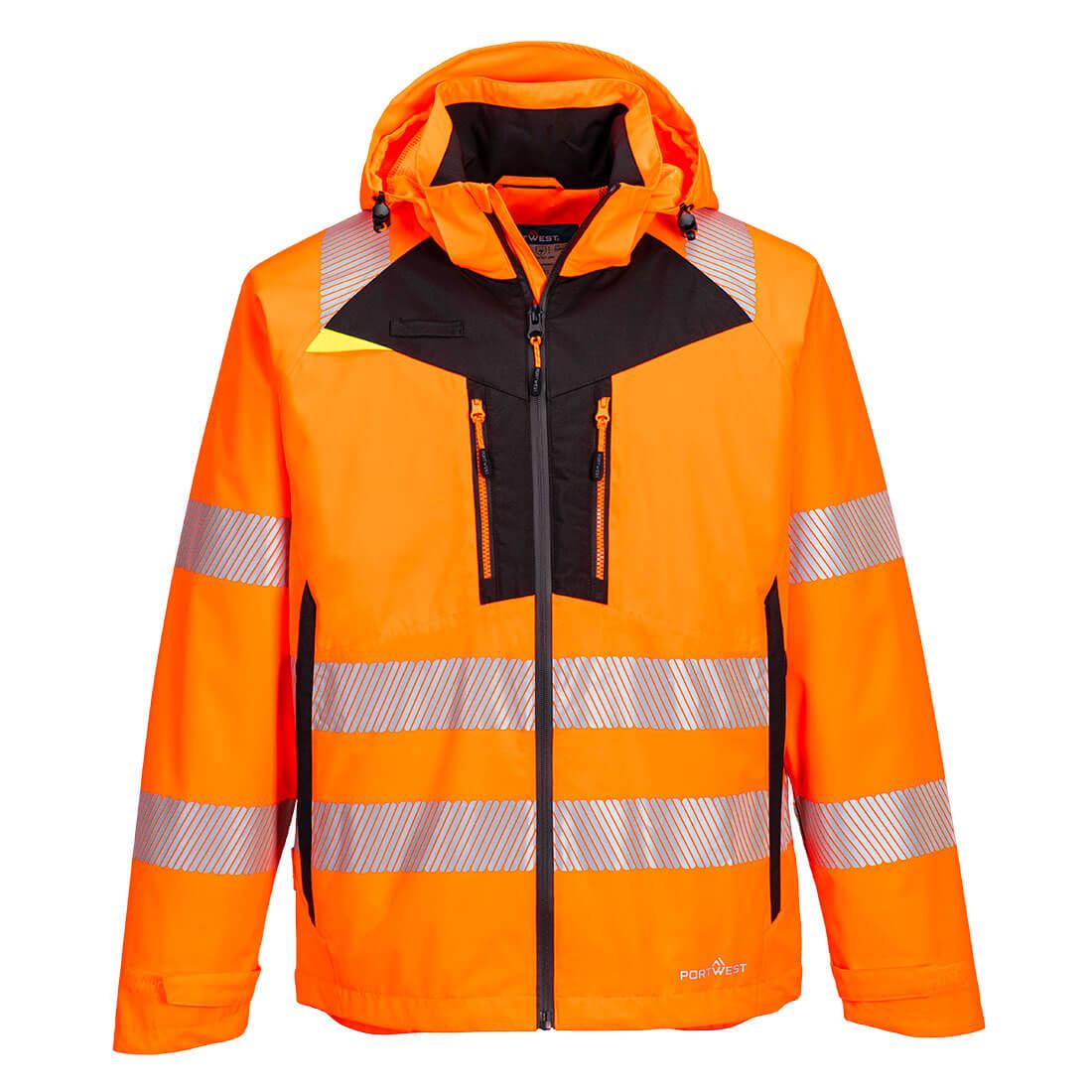 Orange - Front - Portwest Unisex Adult DX4 Hi-Vis Jacket