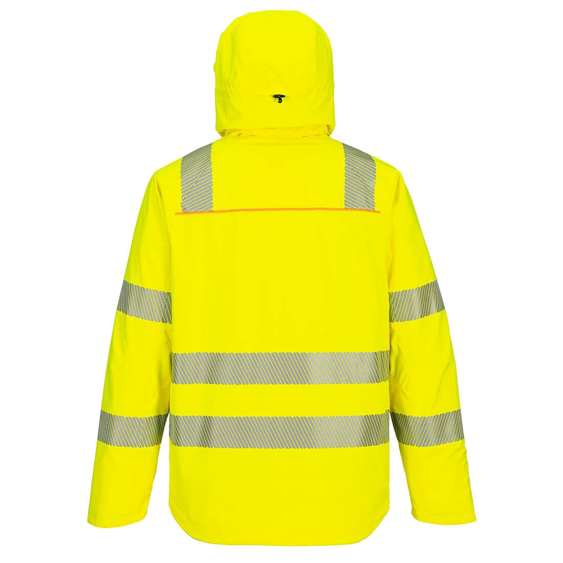 Yellow - Back - Portwest Unisex Adult DX4 Hi-Vis Jacket