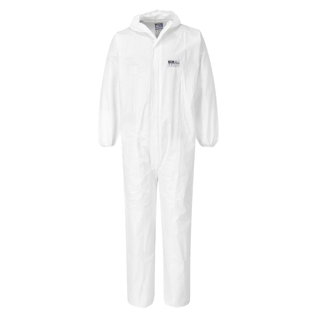 White - Front - Portwest Unisex Adult Microcool BIZTEX Overalls
