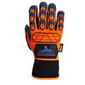 Orange-Blue - Back - Portwest Unisex Adult Aqua-Seal Pro Grip Gloves