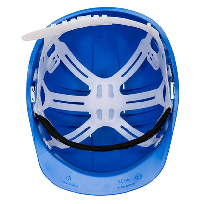 Royal Blue - Back - Portwest Expertline Safety Helmet