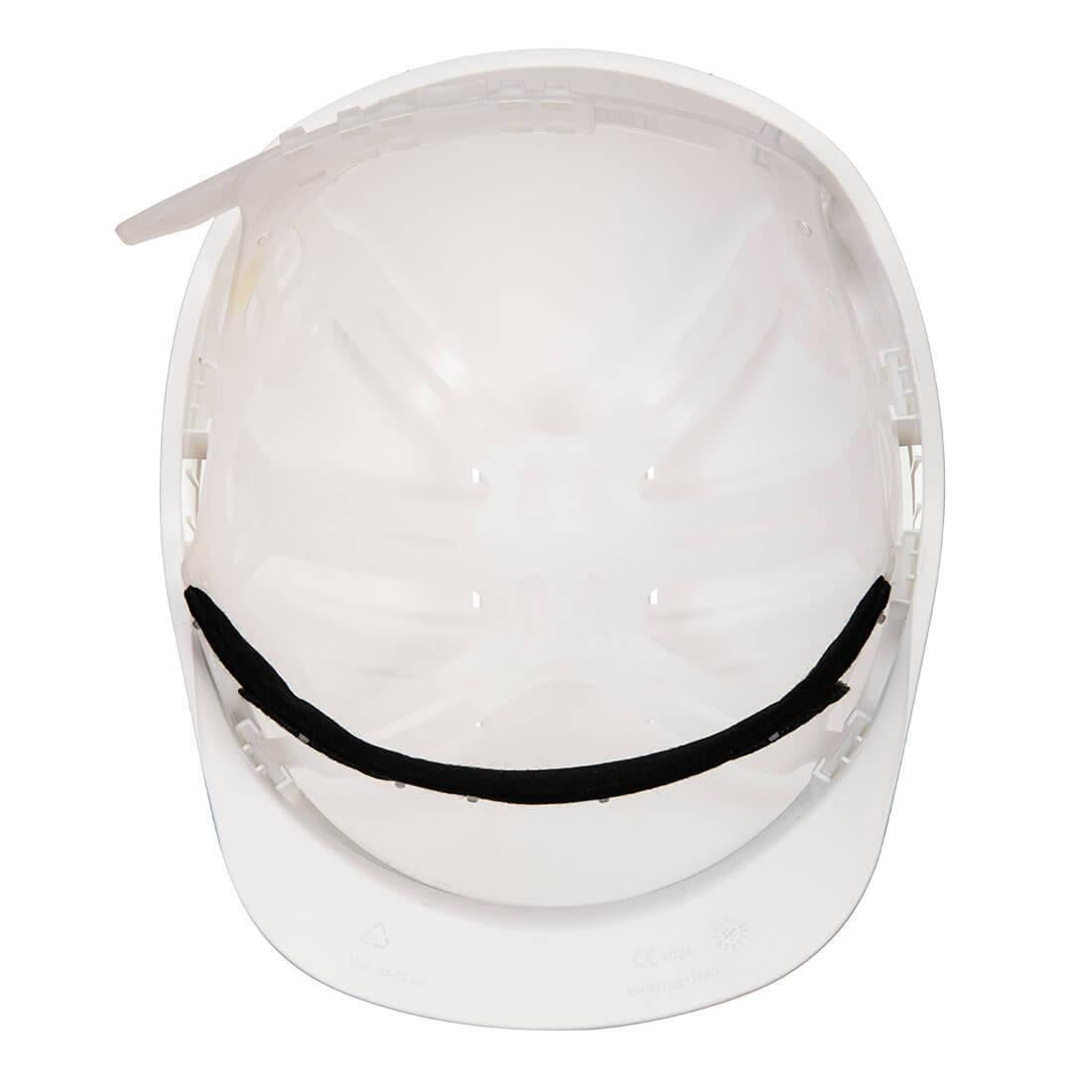 White - Back - Portwest Expertline Safety Helmet