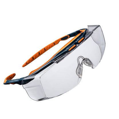 Clear - Back - Portwest Peak OTG Safety Glasses
