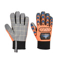 Orange-Blue - Front - Portwest Unisex Adult Aqua-Seal Pro Grip Gloves