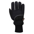 Black - Back - Portwest Unisex Adult A751 Apacha Leather Cold Store Gloves