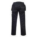 Black - Back - Portwest Mens PW3 Holster Work Trousers