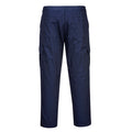 Navy - Back - Portwest Unisex Adult Anti-Static Work Trousers