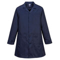 Navy - Front - Portwest Unisex Adult Anti-Static Coat