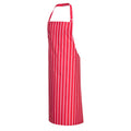 Red - Front - Portwest Waterproof Bibbed Apron
