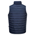 Navy - Back - Portwest Mens Aspen Baffled Gilet