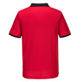 Red-Black - Back - Portwest Mens Cotton Active Polo Shirt