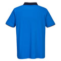 Royal Blue-Navy - Back - Portwest Mens Cotton Active Polo Shirt