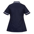 Navy - Back - Portwest Womens-Ladies Classic Stretch Work Tunic