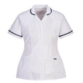 White - Front - Portwest Womens-Ladies Classic Stretch Work Tunic