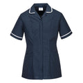 Navy - Front - Portwest Womens-Ladies Classic Stretch Work Tunic