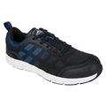 Black-Blue - Front - Portwest Mens Steelite Tove Safety Trainers